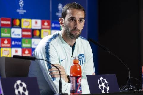 Atletico de Madrid Diego Godin the day before Group Stage UEFA Champions League match between Atletico de Madrid and Club Brujas at Wanda Metropolitano Stadium in Madrid, Spain. October, 2018. (COOLMEDIA BorjaB.Hojas)  (9317054)