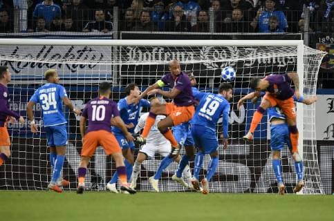 City Hall TSG 1899 Hoffenheim vs. Manchester City Man City Champions League CL Group Stage 02 10 2018 DFL REGULATIONS PROHIBIT ANY USE OF PHOTOGRAPH AS IMAGE SEQUENCES AND OR QUASI CLOSE TSG 1899 Hoffenheim vs Manchester City