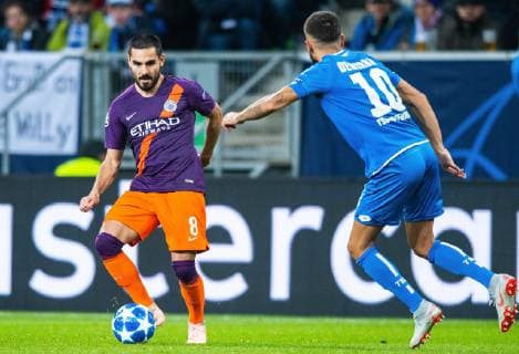 02 10 2018 xfux Soccer UEFA Champions League TSG 1899 Hoffenheim Manchester City FC emporer Ilkay Guendogan Manchester City FC Kerem Demirbay TSG 1899 Hoffenheim Sinsheim