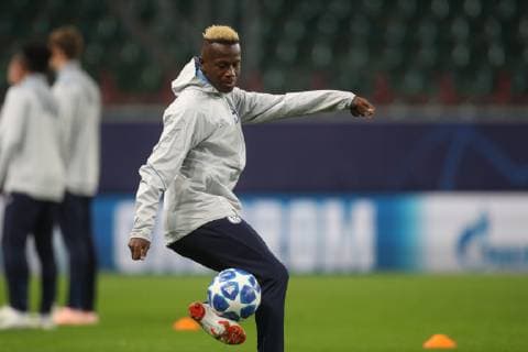 02 10 2018 Football Season 2018 2019 Champions League 2 Gameday Closing Practice FC Schalke 04 Hamza Mendyl FC Schalke 04 Moscow RZD Arena Russia
