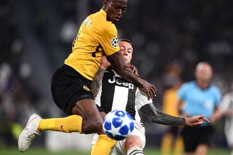 Mg Torino 02 10 2018 - Champions League Juventus-Young Boys foto Matteo Gribaudi Image nella foto: Federico Bernardeschi-Mohamed Ali Camara 