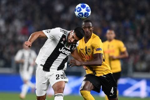 Mg Torino 02 10 2018 - Champions League Juventus-Young Boys foto Matteo Gribaudi Image nella foto: Emre Can-Mohamed Ali Camara 