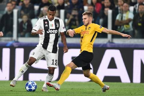 Db Torino 02 10 2018 - Champions League Juventus-Young Boys foto Daniele Buffa Image nella foto: Alex Sandro-Thorsten Schick 