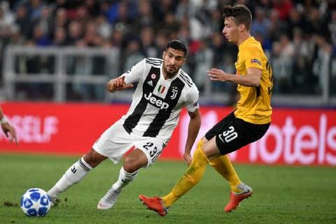 Emre Can of Juventus Sandro Lauper of Young Boys Torino 02-10-2018 Juventus Stadium Football Calcio Uefa Champions League 2018 2019 Group H Juventus - Young Boys Foto Andrea Staccioli Insidefoto AndreaxStaccioli