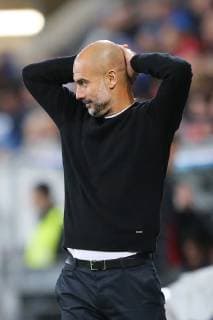 02 10 2018 xtvx Football UEFA Champions League TSG 1899 Hoffenheim Manchester City FC emspor v l Coach Pep Guardiola Manchester City Portrait DFL DFB REGULATIONS PROHIBIT ANY USE OF PHOTOGRAPH as IMAGE SEQUENCES and or QUASI VIDEO Sinsheim