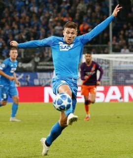 Andrej KRAMARIC 27 1899 Hoffenheim TSG 1899 Hoffenheim vs Manchester City Groupe F Matchday 2 October 02 2018 Wirsol Rhein Neckar Arena Germany YmdY DFL regulations prohibit any use of images as sequences or video TSG 1899 Hoffenheim Manchester City