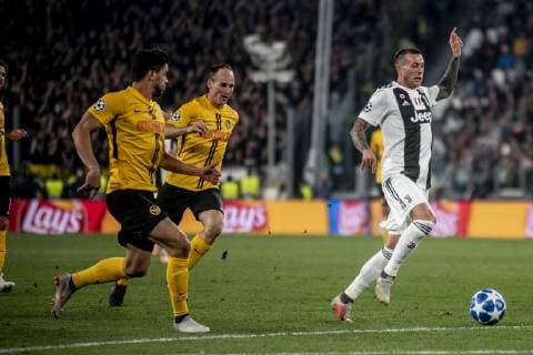Federico Bernardeschi of Juventus during the UEFA Champions League group stage match between Juventus and Young Boys at the Juventus Stadium, Turin, Italy on 2 October 2018. Copyright: xAlbertoxGandolfox 21310072