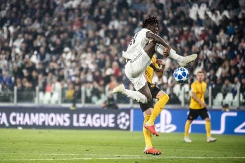 Moise Keen of Juventus during the UEFA Champions League group stage match between Juventus and Young Boys at the Juventus Stadium, Turin, Italy on 2 October 2018. Copyright: xAlbertoxGandolfox 21310078