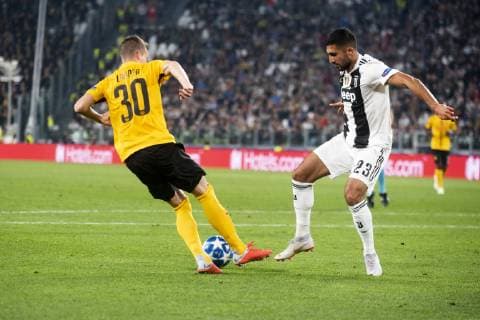 Emre Can of Juventus during the UEFA Champions League group stage match between Juventus and Young Boys at the Juventus Stadium, Turin, Italy on 2 October 2018. Copyright: xAlbertoxGandolfox 21310083