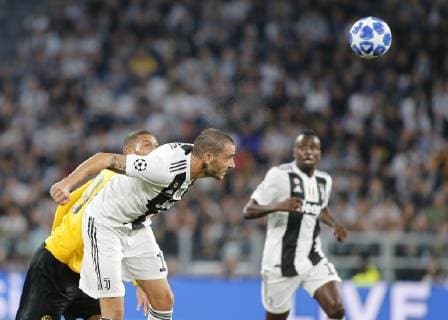 October 2, 2018 - Turin, Italy - Leonardo Bonucci during Champions League match between Juventus v Young Boys, in Turin, on October 2, 2018. Juventus v BSC Young Boys - UEFA Champions League Group H  - ZUMAn230 20181002_zaa_n230_271 Copyright: xLorisxRosellix