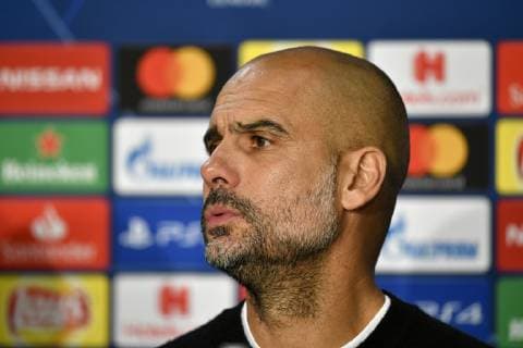 PK Press Conference After Match Coach Pep Guardiola Manchester City TSG 1899 Hoffenheim vs Manchester City Man City Champions League CL Group Stage 02 10 2018 DFL REGULATIONS PROHIBIT ANY USE OF PHOTOGRAPH AS IMAGE SEQUENCES AND OR QUASI CLIDE TSG 1899 Hoffenheim vs Manchester City