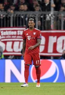 02 10 2018 Football UEFA Champions League 2018 2019 Group Stage 2 Gameday FC Bayern Munich Ajax Amsterdam in the Allianz Arena Munich Jerome Boateng FC Bayern Munich thoughtful after conceding DFL and DFB regulations prohibit any use of images as image sequences or quasi video