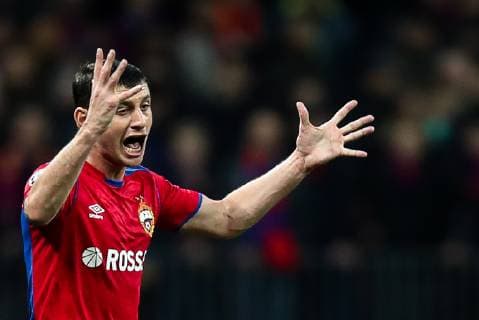 Sport Bilder des Tages MOSCOW, RUSSIA - OCTOBER 2, 2018: CSKA Moscow s Alan Dzagoev in the 2018 19 UEFA Champions League Group G Round 2 football match against Real Madrid at Luzhniki Stadium. Valery Sharifulin TASS  TS0923C9
