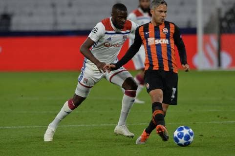 Tanguy Ndombele (lyon) vs Marlos (shakhtar donetsk) FOOTBALL : Lyon vs Shakhtar Donetsk - Phase de groupes - Ligue des Champions - 02 10 2018 FredericChambert Panoramic 