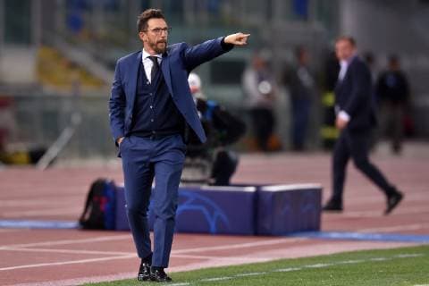 Eusebio Di Francesco, Roma coach. Roma 01-10-2018 Stadio Olimpico Football Calcio UEFA Champions League 2018 2019 AS Roma - FC Viktoria Plzen Foto Antonietta Baldassarre Insidefoto AntoniettaxBaldassarre