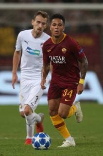 02.10.2018. Stadio Olimpico, Rome, Italy. Uefa Champions League A.S. Roma vs Viktoria Plzen. JUSTIN KLUIVERT in action during the match at Stadio Olimpico in Rome.  Copyright: xMarcoxIacobuccix xIPAx xMarcoxIacobuccix