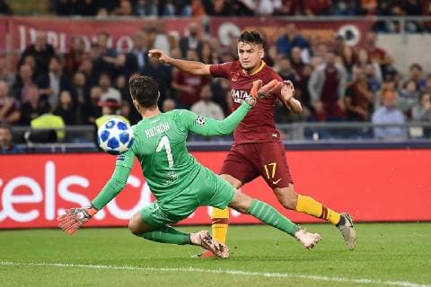 As Roma 02 10 2018 - Champions League Roma-Viktoria Plzen foto Antonello Sammarco Image nella foto: gol Cengiz Under 