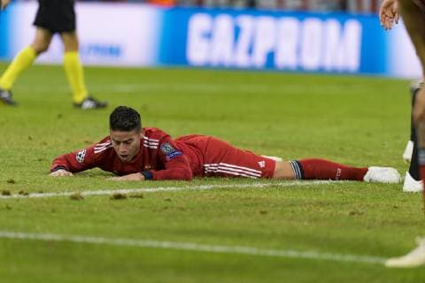 Football Champions League Match Bayern Munich vs Ajax Amsterdam Allianz Arena Muenchen 02 10 2018 Pictured Rodriguez James Â