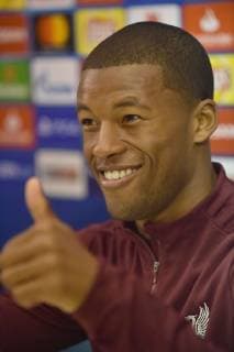 IPP20181002 Football - soccer: UEFA Champions League 2018 2019, SSC Neapel - FC Liverpool, Gerginio Wijnaldum (Verwendung nur in Deutschland - GERMANY ONLY) *** IPP20181002 Football soccer UEFA Champions League 2018 2019 SSC Napoli FC Liverpool Gerginio Wijnaldum Use only in Germany GERMANY ONLY 