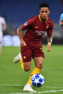 Champions League second round-Rome vs Viktoria Plzen-Olimpic Stadium-Rome 02-10-2018 in the picture Justin Kluivert Photo Photographer01  Copyright: xFotografo01x xIPAx xFotografo01x