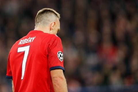 Franck Ribery of FC Bayern Munchen during the UEFA Champions League group E match between Bayern Munich and Ajax Amsterdam at the Allianz Arena on October 02, 2018 in Munich, Germany UEFA Champions League 2018 2019 xVIxVIxImagesx xTomxBodexMultimediaxIVx 12332245