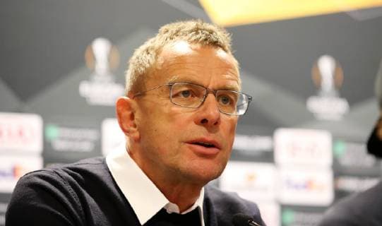 Press Conference RB Leipzig Soccer Euro League Trondheim 03 10 2018 Lerkendal Stadium Football UEFA Euro League Group B Press Conference the day before to EL game Rosenborg BK Trondheim vs. RB Leipzig In the picture head coach Ralf Rangnick RB Leipzig According to the specifications of UEFA, it is prohibited in the stadium and or to take advantage of the game-made photos in the form of sequence images and or video-like photo galleries to exploit or recycle