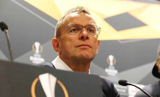 Press Conference RB Leipzig Soccer Euro League Trondheim 03 10 2018 Lerkendal Stadium Football UEFA Euro League Group B Press Conference the day before to EL game Rosenborg BK Trondheim vs. RB Leipzig In the picture head coach Ralf Rangnick RB Leipzig According to the specifications of UEFA, it is prohibited in the stadium and or to take advantage of the game-made photos in the form of sequence images and or video-like photo galleries to exploit or recycle