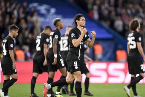Fußball, CL, Paris Saint Germain - Roter Stern Belgrad 09 EDINSON CAVANI (PSG) - JOIE FOOTBALL : Paris SG vs Etoile Rouge de Belgrade- Ligue des Champions - 03 10 2018 AnthonyBIBARD FEP Panoramic 