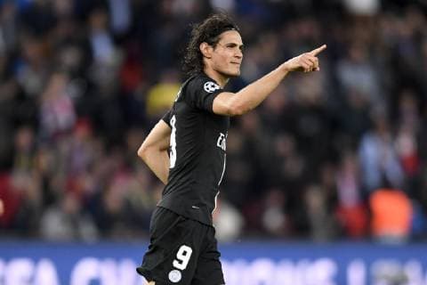Fußball, CL, Paris Saint Germain - Roter Stern Belgrad 09 EDINSON CAVANI (PSG) - JOIE FOOTBALL : Paris SG vs Etoile Rouge de Belgrade- Ligue des Champions - 03 10 2018 AnthonyBIBARD FEP Panoramic 