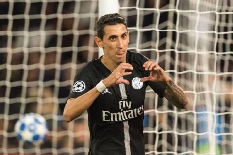 Fußball, CL, Paris Saint Germain - Roter Stern Belgrad Angel di Maria of Paris Saint-Germain during the UEFA Champions League group C match between Paris St Germain and Crvena zvezda at the Parc des Princes on October 03, 2018 in Paris, France UEFA Champions League 2018 2019 xVIxVIxImagesx xGerritxvanxKeulenxIVx 12333129