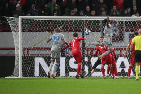 Football Champions League Season 2018 2019 03 10 2018 2 Gameday Lokomotiv Moscow FC Schalke 04 Weston McKennie FC Schalke 04 scored the 0