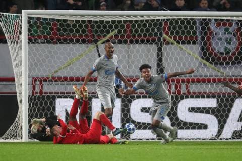 Football Champions League Season 2018 2019 03 10 2018 2 Gameday Lokomotiv Moscow FC Schalke 04 Weston McKennie FC Schalke 04 scored the 0