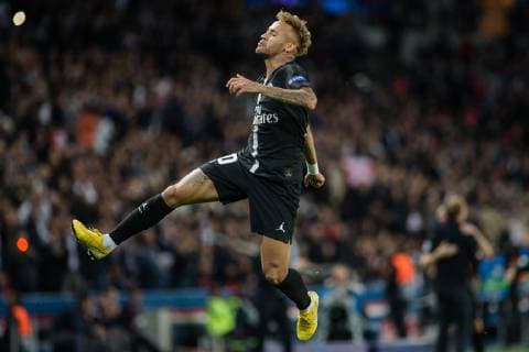 Neymar JR goal during UEFA Champions League match between Paris Saint Germain and Red Star of Belgrade at the Parc des Princes, in Paris, France, October 3rd, 2018. .  Copyright: xAurelienxMorissardx