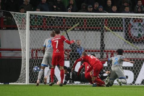 Football Champions League Season 2018 2019 03 10 2018 2 Gameday Lokomotiv Moscow FC Schalke 04 Weston McKennie FC Schalke 04 scored the 0