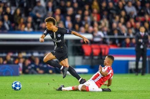 Thilo Kehrer ( PSG ) FOOTBALL : Paris Saint Germain vs Etoile Rouge Belgrade - Ligue des Champions - Paris - 03 10 2018 FedericoPestellini Panoramic 
