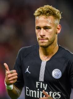 Joie de Neymar Jr ( PSG ) FOOTBALL : Paris Saint Germain vs Etoile Rouge Belgrade - Ligue des Champions - Paris - 03 10 2018 FedericoPestellini Panoramic 