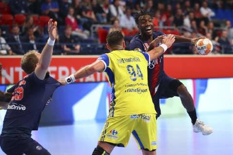 Luc Abalo (PSG) HANDBALL : Paris Saint Germain vs Pontault Combault - Lidl Starligue - 03 10 2018 GwendolineLeGoff Panoramic 