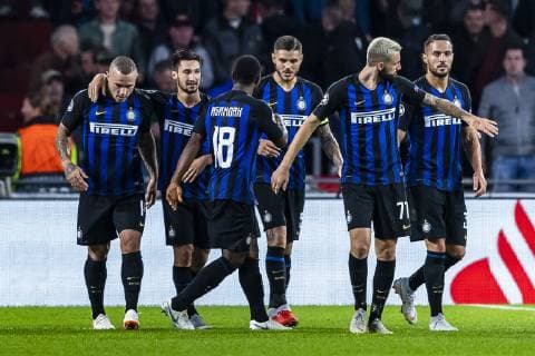 EINDHOVEN, Netherlands, 03-10-2018, football, Philips stadium, Champions league, season 2018 2019, Inter Milan player Radja Nainggolan celebrating the goal, during the match PSV - Inter Milan, PSV - Inter Milan  x2518164x