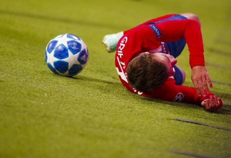 Antoine Griezmann of Atletico de Madrid during the UEFA Champions League 2018 19 match between Atletico de Madrid and Club Brugge at Wanda Metropolitan Stadium in Madrid on October 3 2018 Photo by Guille M Cordon Press  xGuillermoxMartinezx xUEFAxChampionsxLeaguex2018 19:xAtleticoxdexMadridxvsxClubxBruggex
