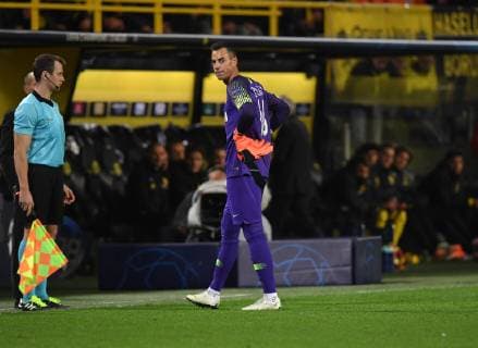 03 10 2018 Football UEFA Champions League Season 2018 2019 Preliminary Round 2 Gameday Borussia Dortmund AS Monaco Goalkeeper Diego Benaglio AS Monaco are eliminated Team2