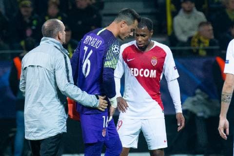 03 10 2018 xkvx Football UEFA Champions League Borussia Dortmund AS Monaco emspor v Diego Benaglio AS Monaco FC will be replaced by injured Substitution DFL DFB REGULATIONS PROHIBIT ANY USE OF PHOTOGRAPH as IMAGE SEQUENCES and or QUASI VIDEO Dortmund
