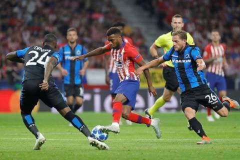 Atletico de Madrid s French midfielder Thomas during the UEFA Champions League groups phase match between Atletico Madrid and Brugge KV, at the Wanda Metropolitano stadium, in Madrid, Spain, 03 October 2018. Atletico Madrid vs. Brugge KV !ACHTUNG: NUR REDAKTIONELLE NUTZUNG!  Copyright: xJuanJoxMartinx MAD20 20181003-636742020247969564