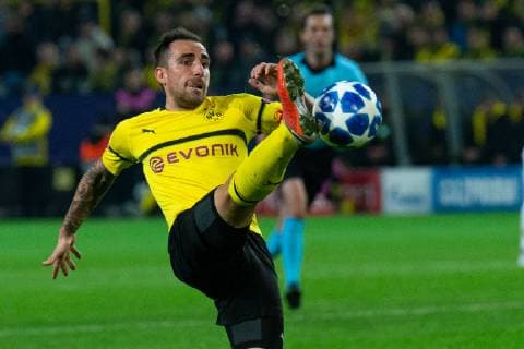 03 10 2018 xkvx Football UEFA Champions League Borussia Dortmund AS Monaco emspor v Paco Alcacer Borussia Dortmund DFL DFB REGULATIONS PROHIBIT ANY USE OF PHOTOGRAPH as IMAGE SEQUENCES and or QUASI VIDEO Dortmund