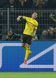Dortmund Germany 03 10 2018 UEFA Champions League 2018 19 Season Preliminary Round Group Stage Group A 2 Matchday BV Borussia Dortmund AS Monaco Paco Alcacer BVB celebrate goalkeeping after scoring a 0-0 DeFodi521