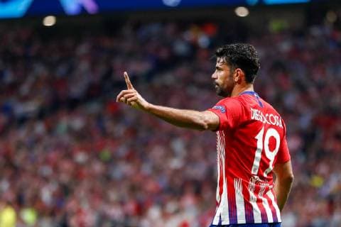 October 3, 2018 - Diego Costa of Atletico de Madrid during the UEFA Champions League football match between Atletico de Madrid and Club Brugge KV (C. Brujas) on October 03th, 2018 at Wanda Metropolitano stadium in Madrid, Spain. Soccer: Champions League - At. Madrid v Brugge KV - ZUMAa181 20181003_zaa_a181_213 Copyright: xAFP7x