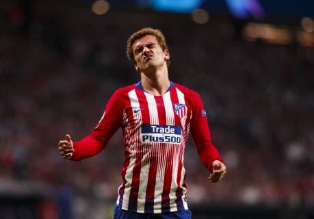 Antoine Griezmann of Atletico de Madrid reacts to a missed opportunity during the UEFA Champions League 2018 19 match between Atletico de Madrid and Club Brugge at Wanda Metropolitan Stadium in Madrid on October 3 2018 Photo by Guille M Cordon Press  xGuillermoxMartinezx xUEFAxChampionsxLeaguex2018 19:xAtleticoxdexMadridxvsxClubxBruggex