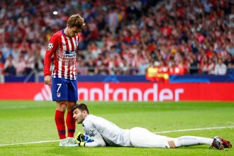 October 3, 2018 - Antoine Griezmann of Atletico de Madrid during the UEFA Champions League football match between Atletico de Madrid and Club Brugge KV (C. Brujas) on October 03th, 2018 at Wanda Metropolitano stadium in Madrid, Spain. Soccer: Champions League - At. Madrid v Brugge KV - ZUMAa181 20181003_zaa_a181_212 Copyright: xAFP7x