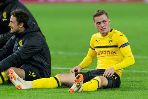 Dortmund Germany 03 10 2018 UEFA Champions League 2018 19 Season Preliminary Round Group Stage Group A 2 Matchday BV Borussia Dortmund AS Monaco Jacob Bruun Larsen BVB on boen DeFodi053