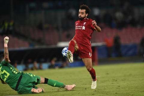 Mohamed Salah of Liverpool FC during the UEFA Champions League Group Stage match between Napoli and Liverpool at Stadio San Paolo, Naples, Italy on 3 October 2018. Copyright: xFrancoxRomanox 21450013