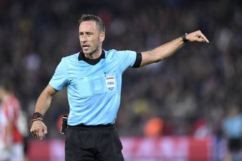Artur Soares Dias (ARBITRE) FOOTBALL : Paris SG vs Etoile Rouge de Belgrade- Ligue des Champions - 03 10 2018 AnthonyBIBARD FEP Panoramic 